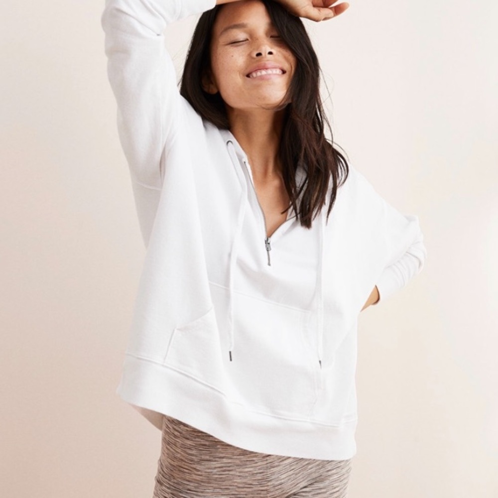 Aerie Weekend Sweatshirt - White